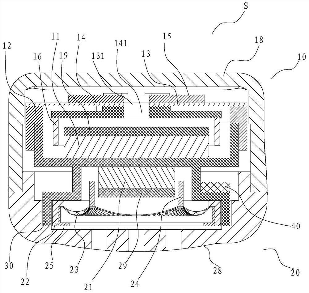 Dual-drive sounding structure, dual-function earphone and control method thereof