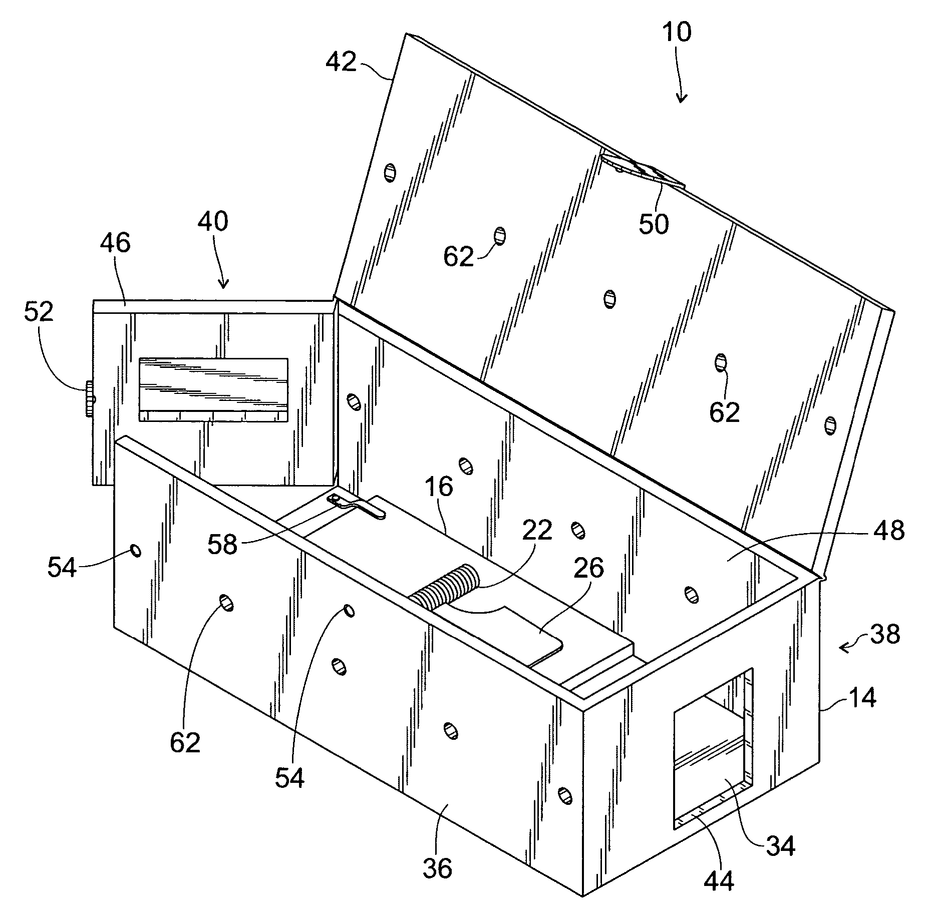 Snap trap enclosure for trapping and killing rodents