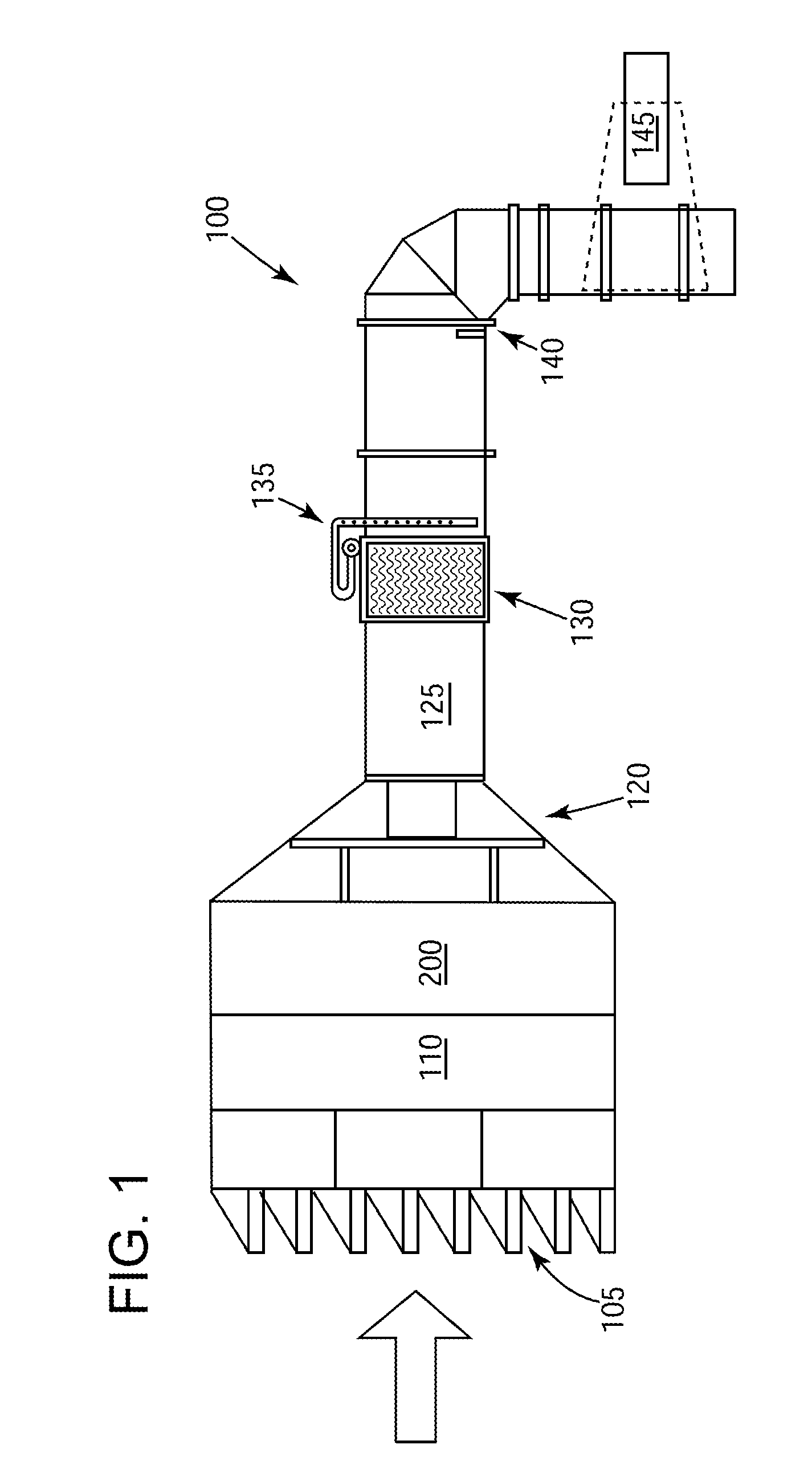 System for conditioning the airflow entering a turbomachine