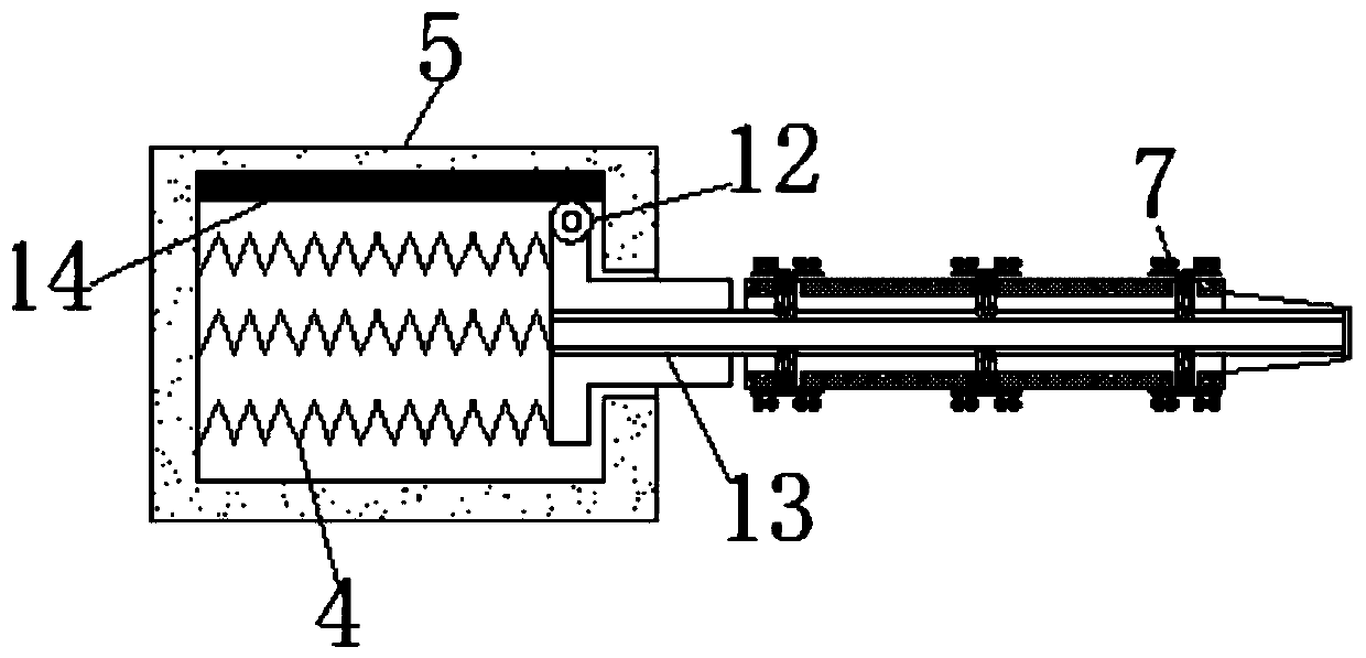 Clamping and manufacturing equipment capable of reducing compression deformation degree of spectacle frame body