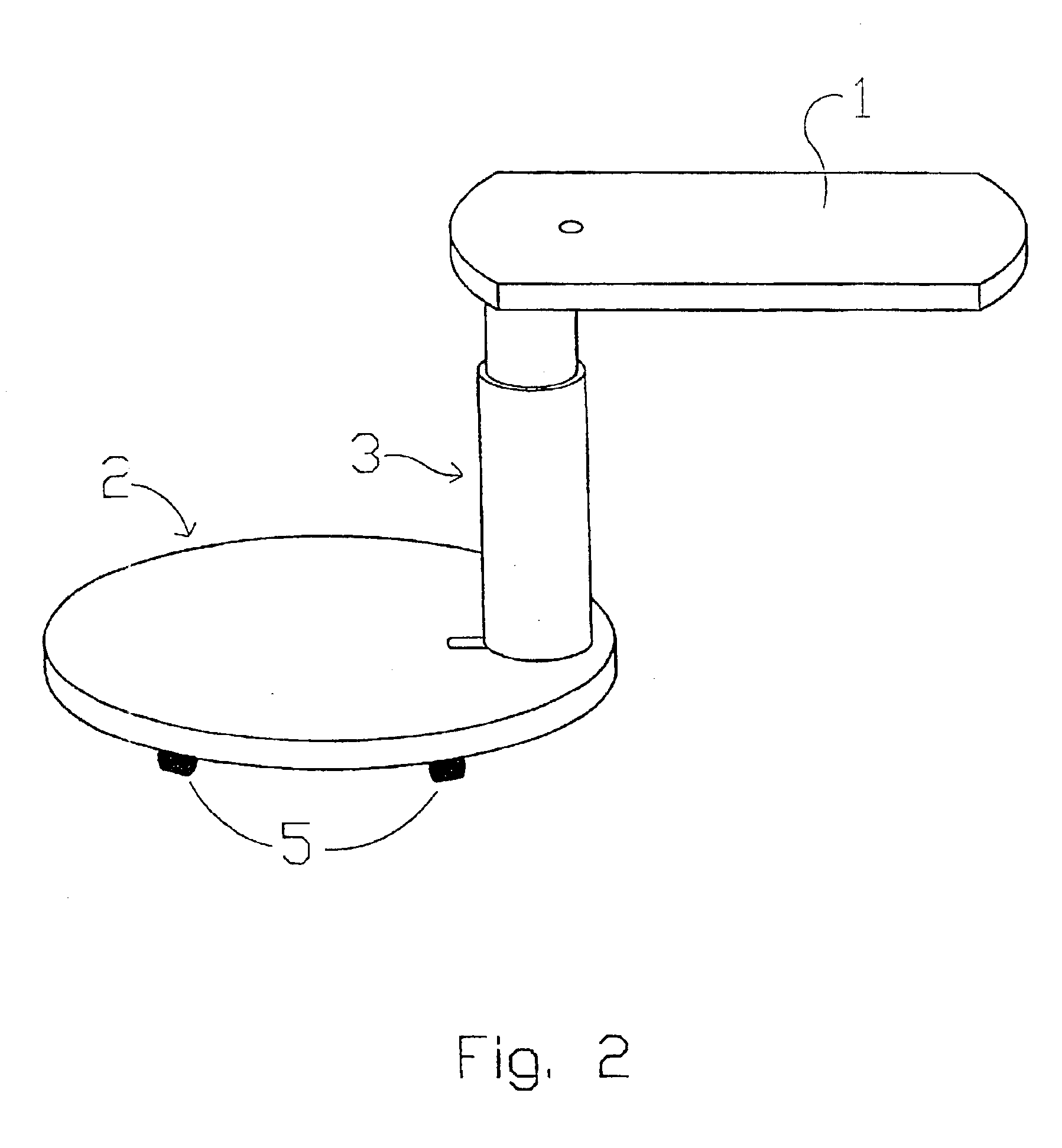 Free-standing table device