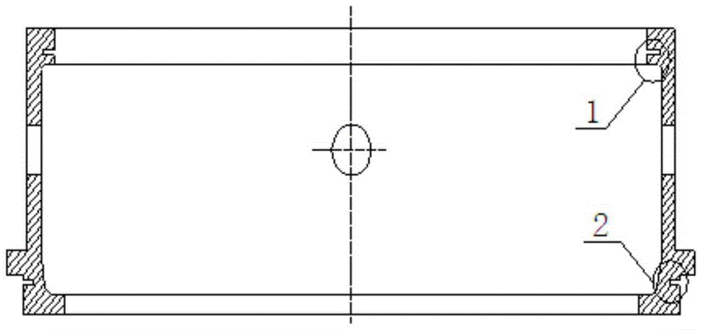 Casting method of a ring gear