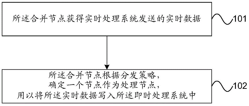 Real-time data processing method and system, and instant processing system