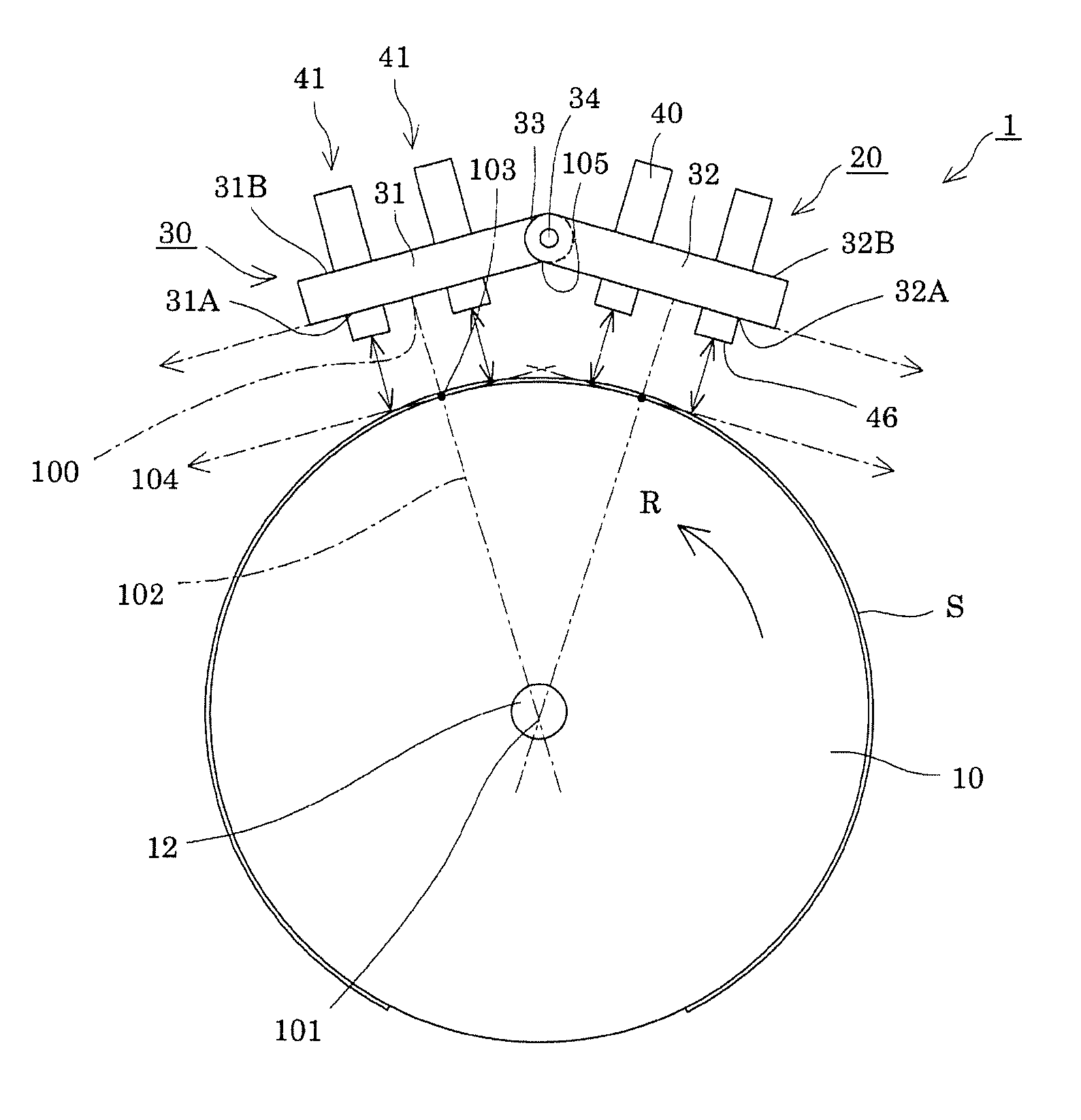 Head attachment member, liquid ejection device, and head attachment method