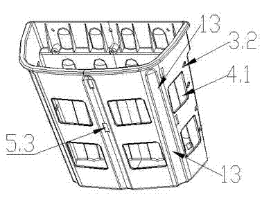 Novel pommel horse type greening box