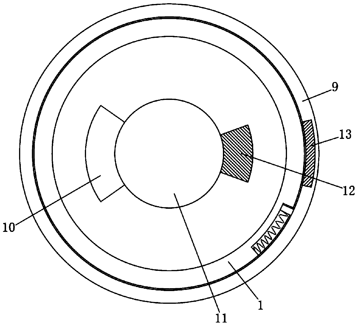 Bottle cap capable of achieving quantitative medicine liquid taking