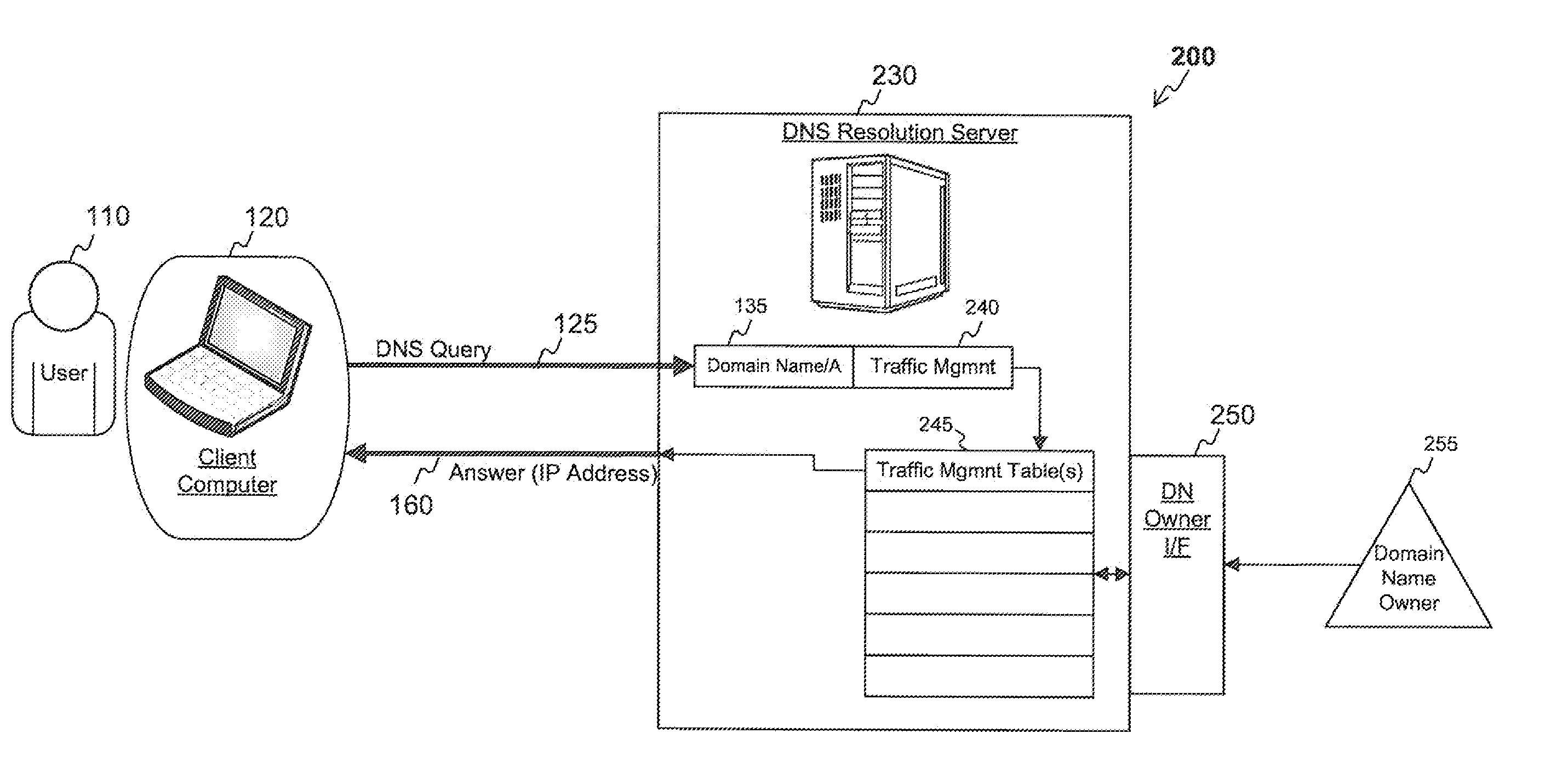 High performance DNS traffic management