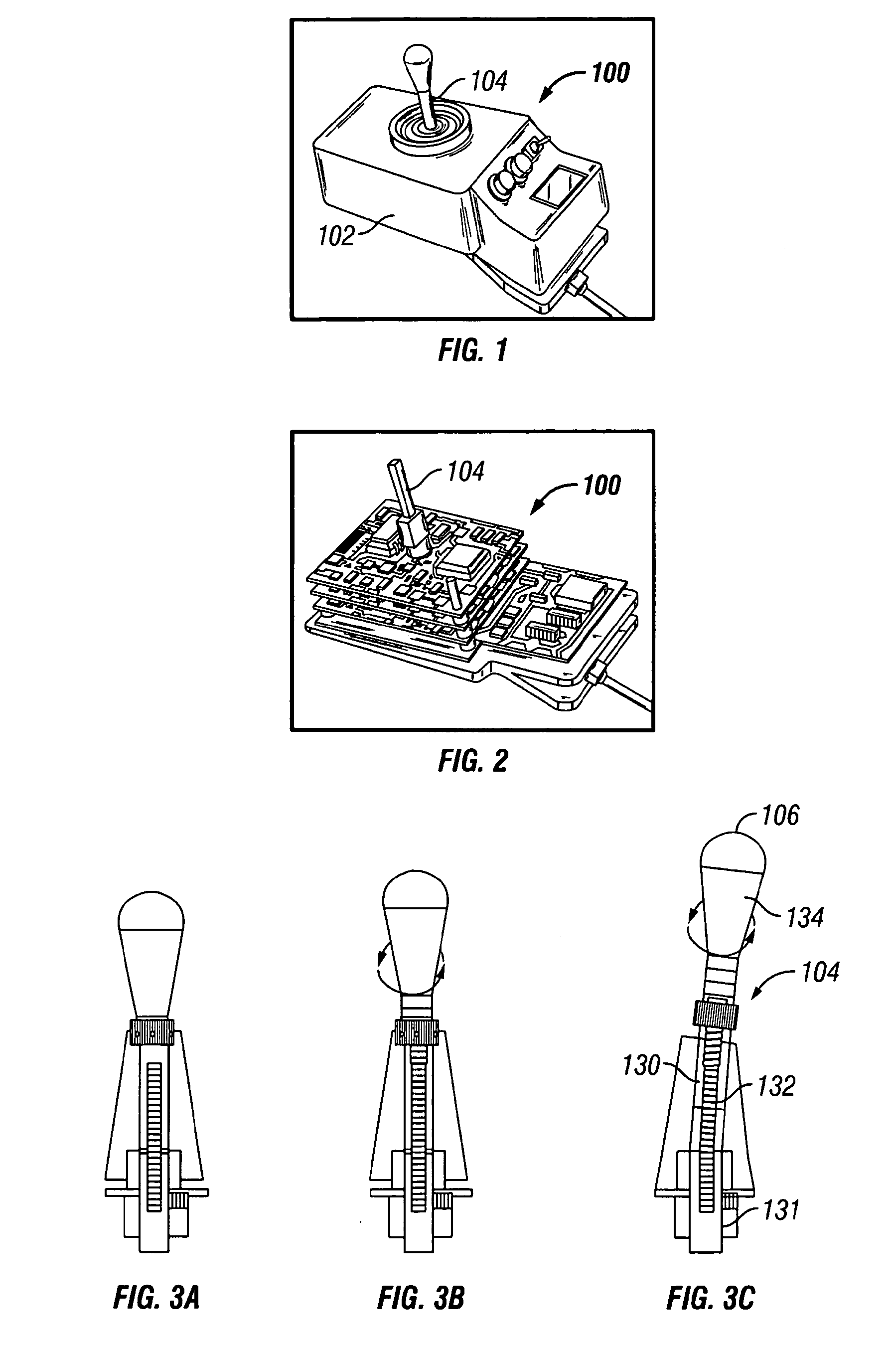 Variable compliance joystick with compensation algorithms