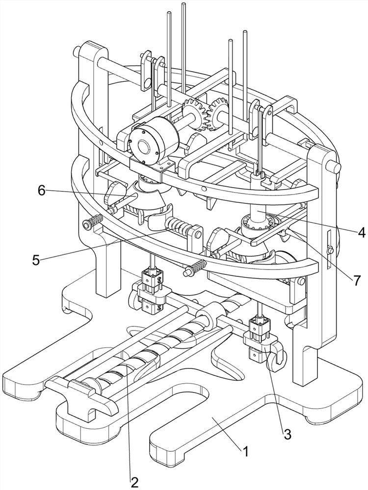 Smashing device for ceramic handicraft processing