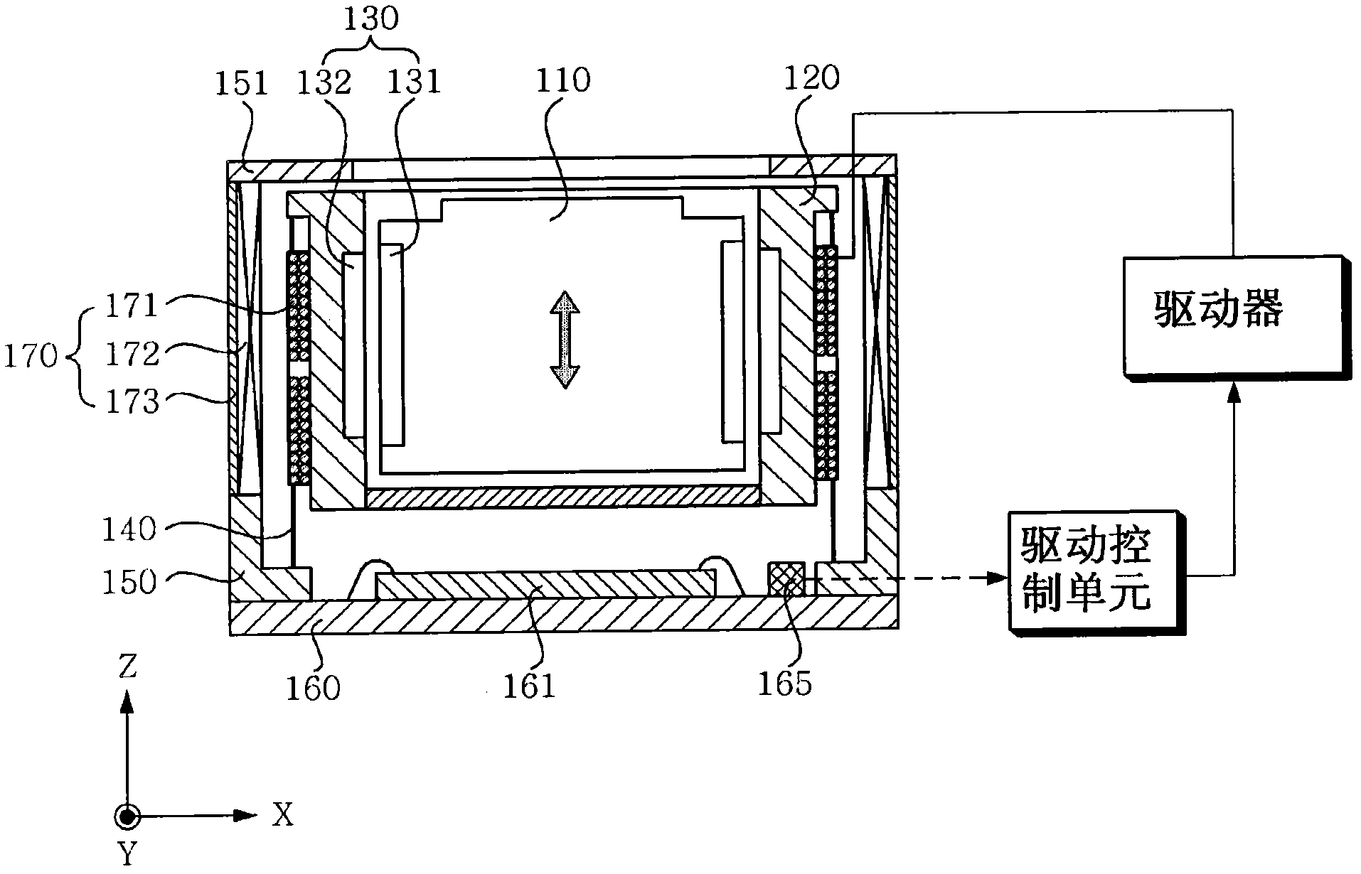 Camera module with anti-shake device