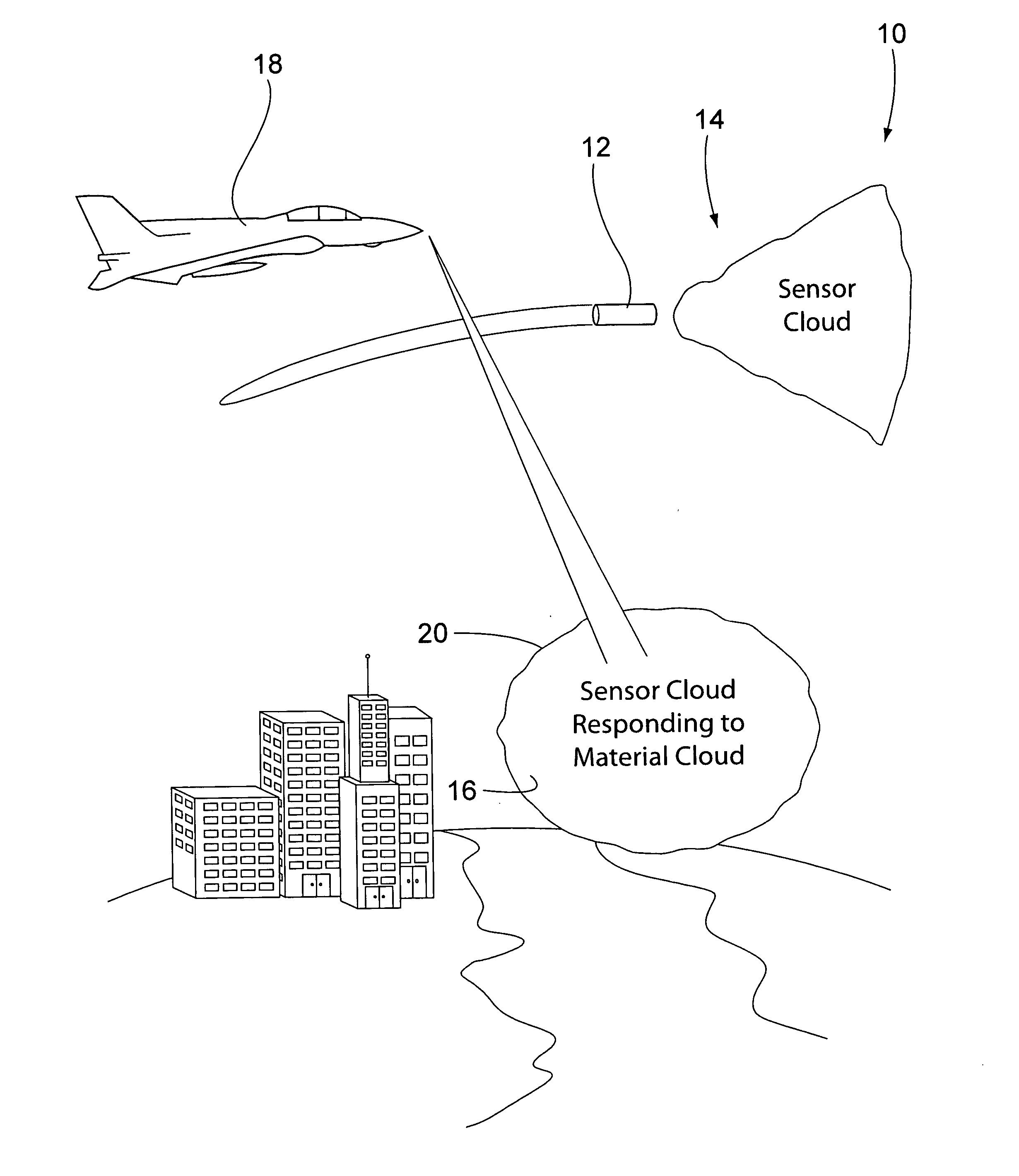 Co-deployed optical referencing for responsive dust-based sensing system