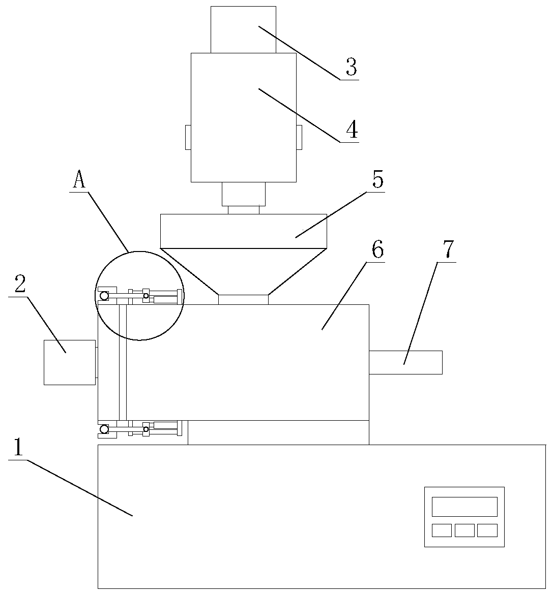 Easy-to-clean sausage filling machine with automatic feeding function