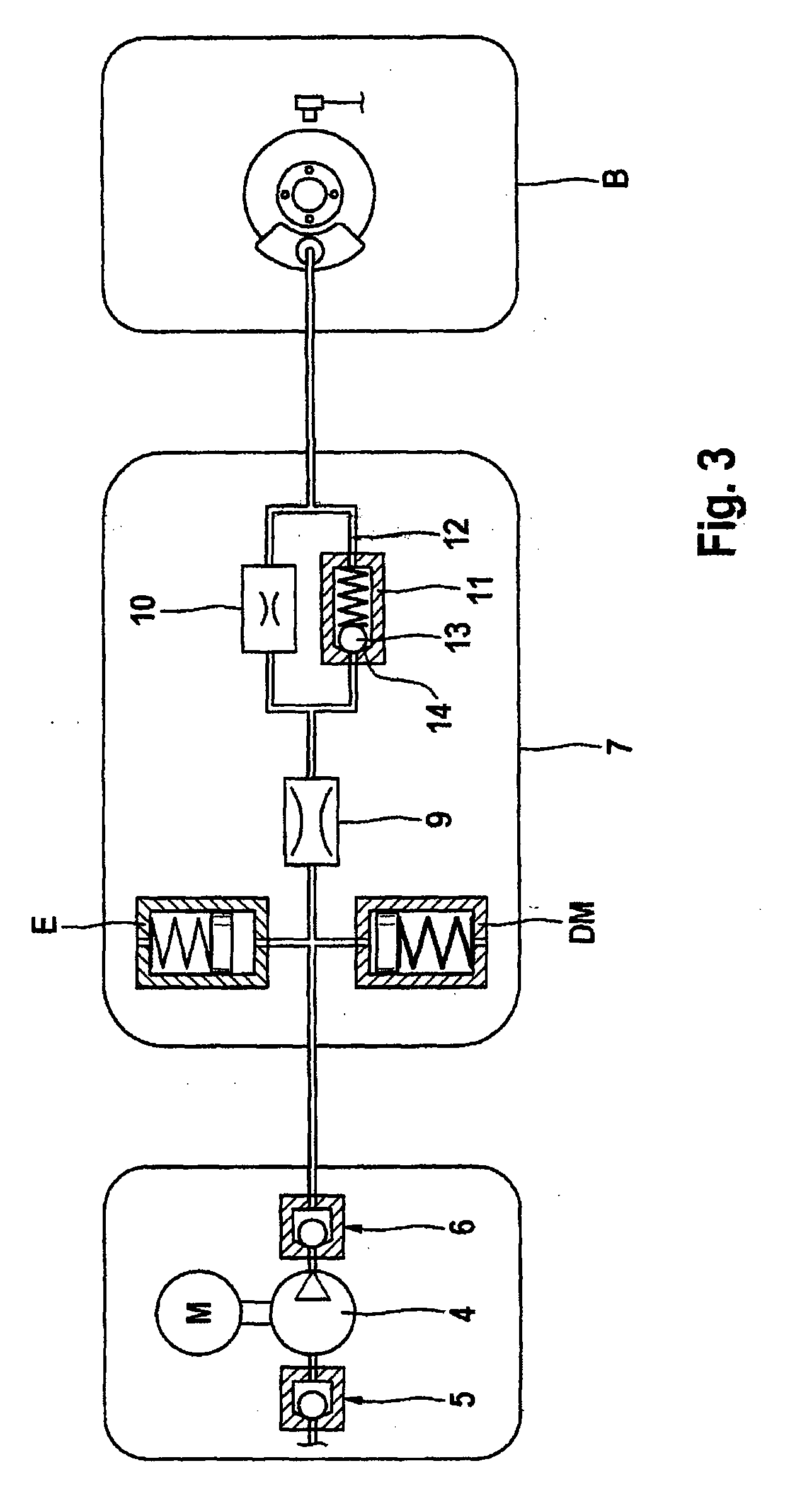 Hydraulic system with improved pulsation damping