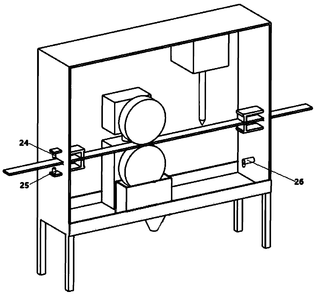 Automatic glue-coating device for steel sheet in automotive waist-line sealing strips