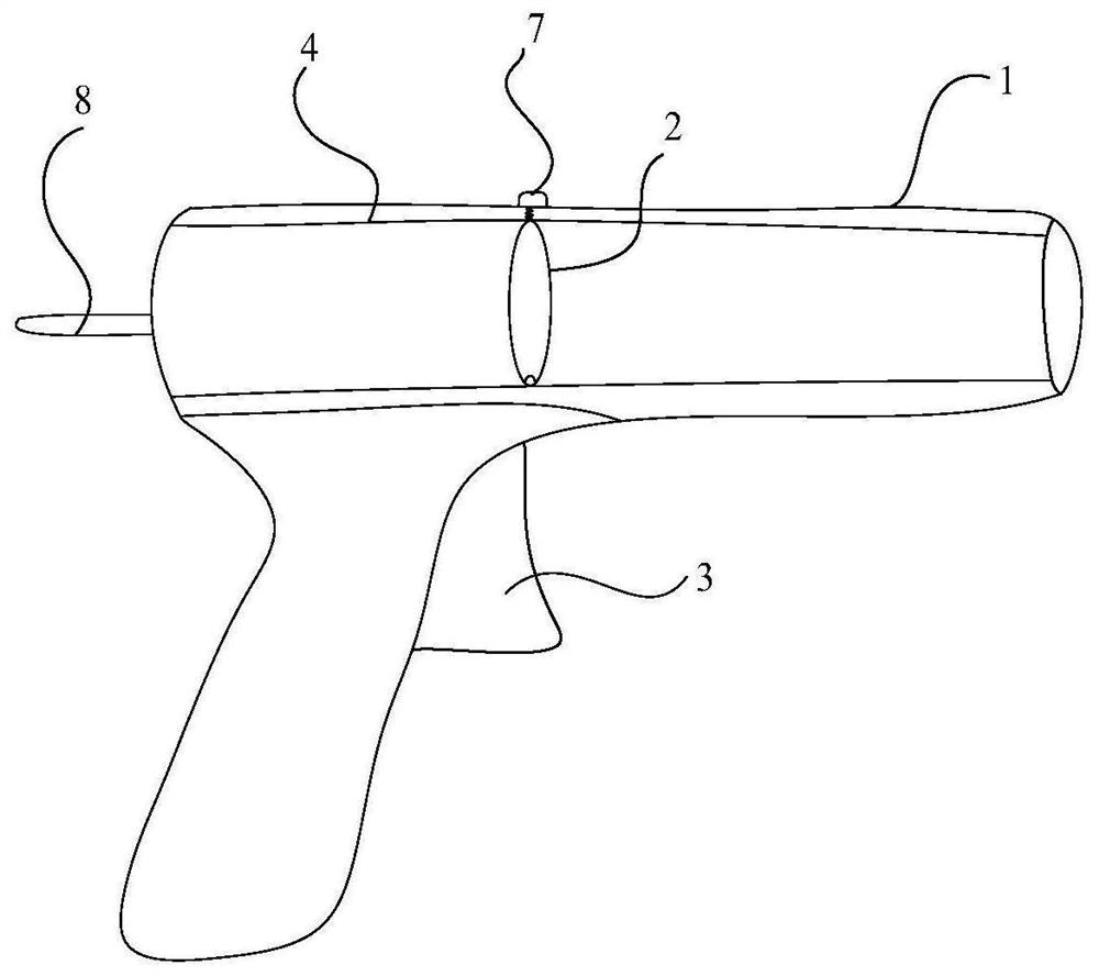 Novel glue gun