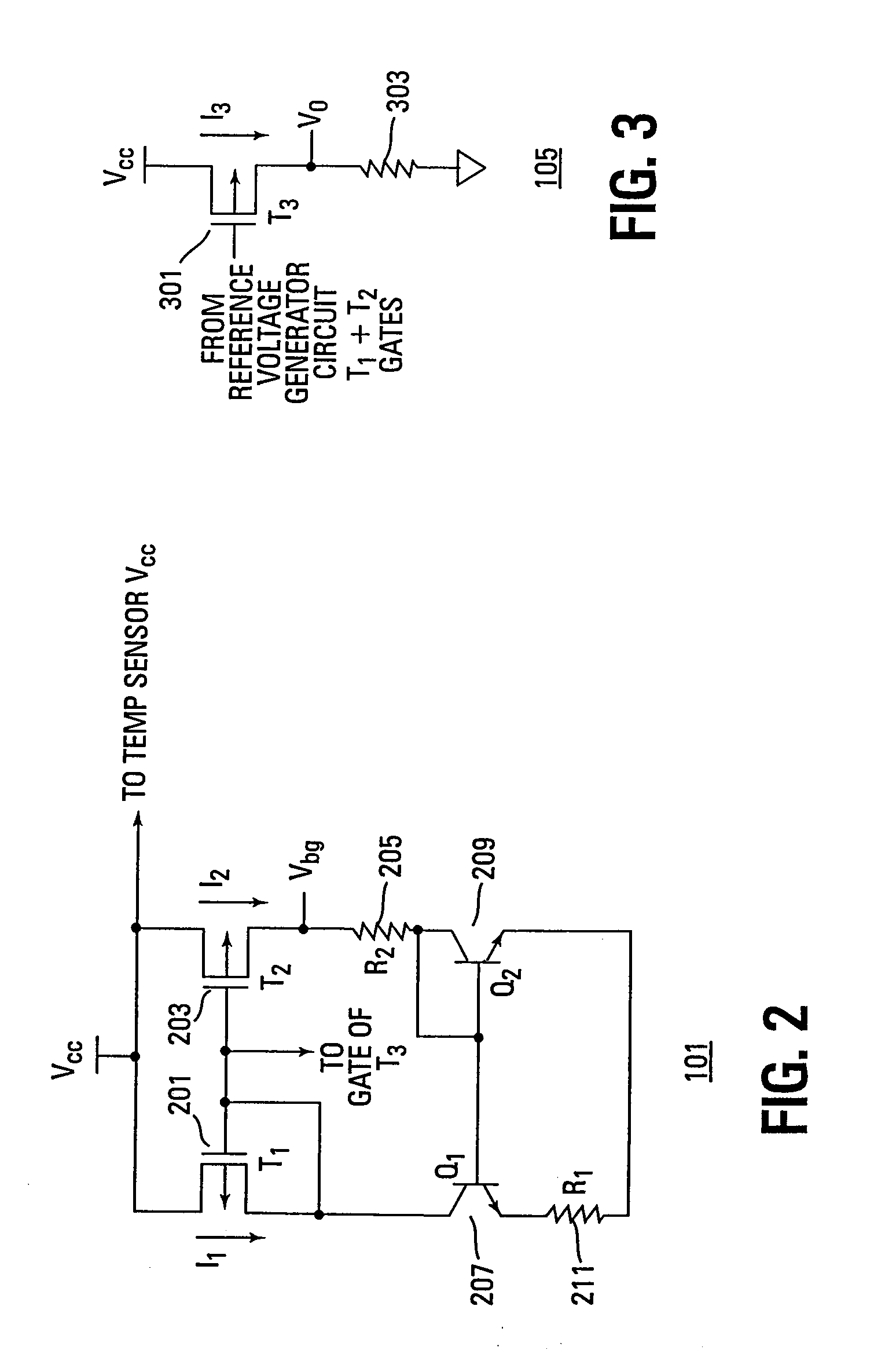 On-chip temperature sensor