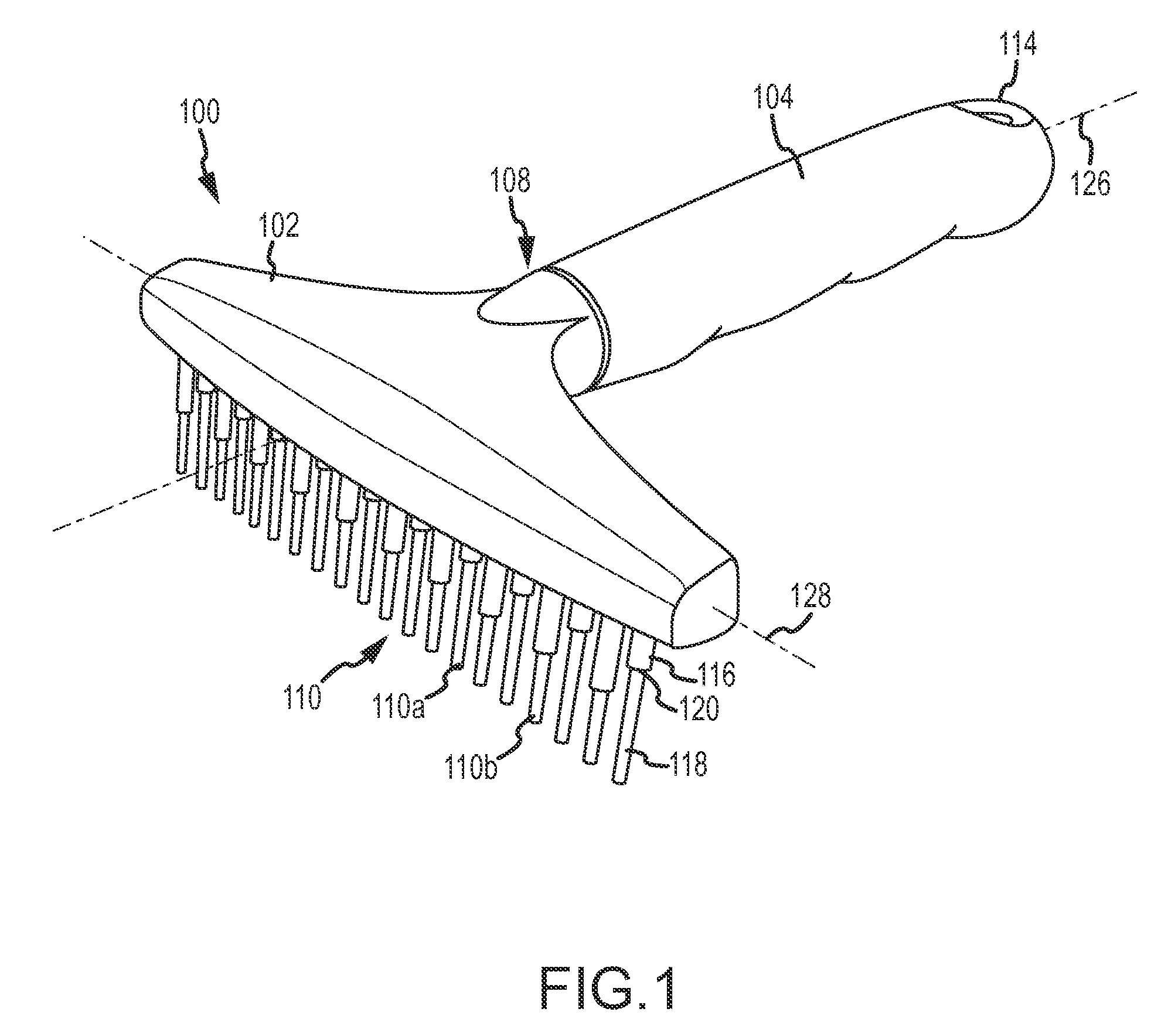 Undercoat rake for grooming a furred animal