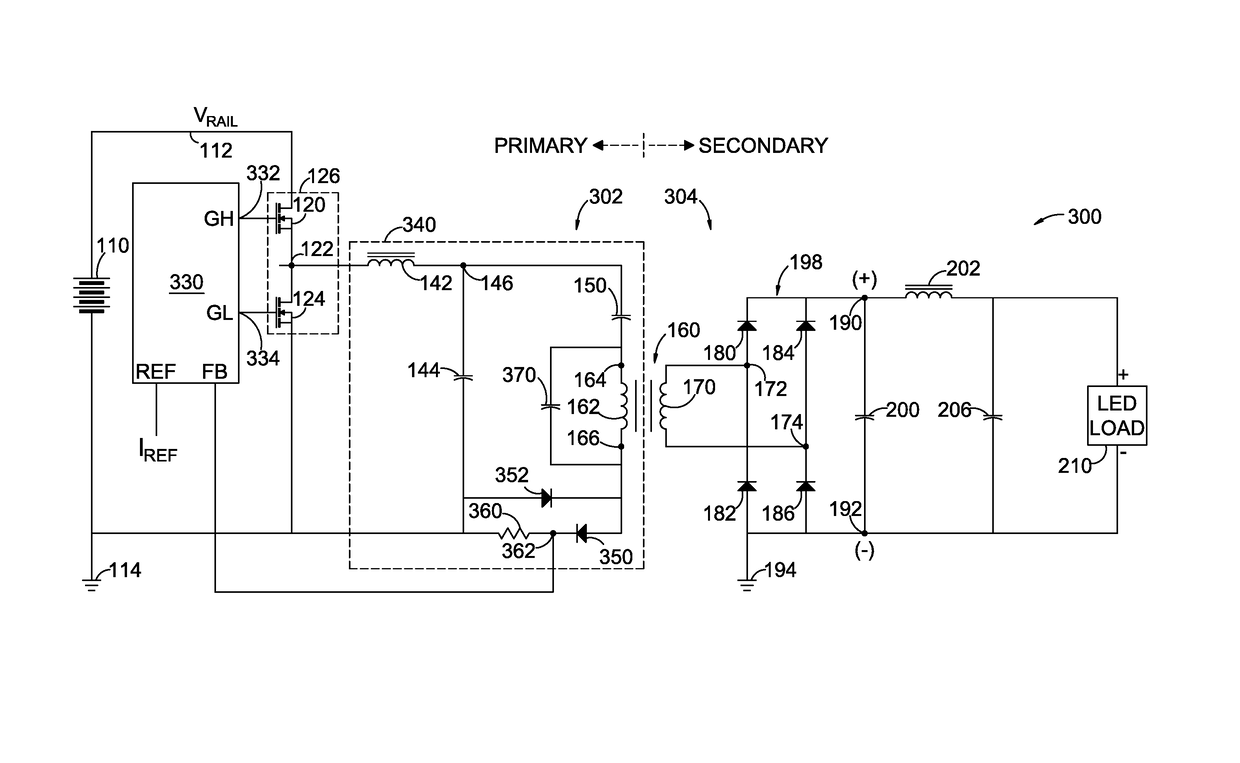 Primary current sensing method for isolated LED driver