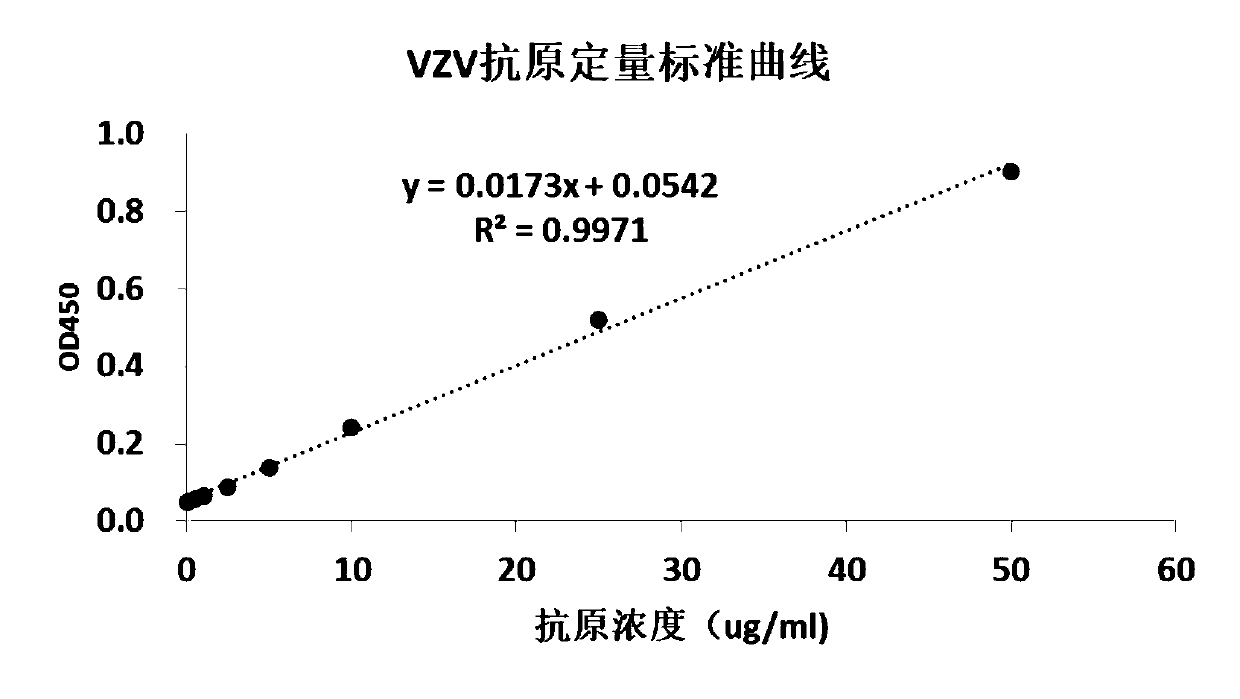 A rapid detection method for varicella-zoster virus titer