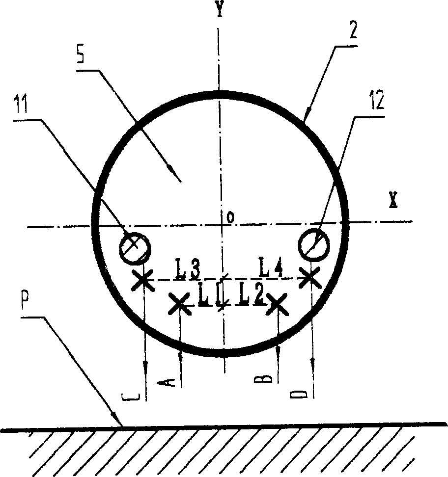 Magnetic induction angular shift sensor