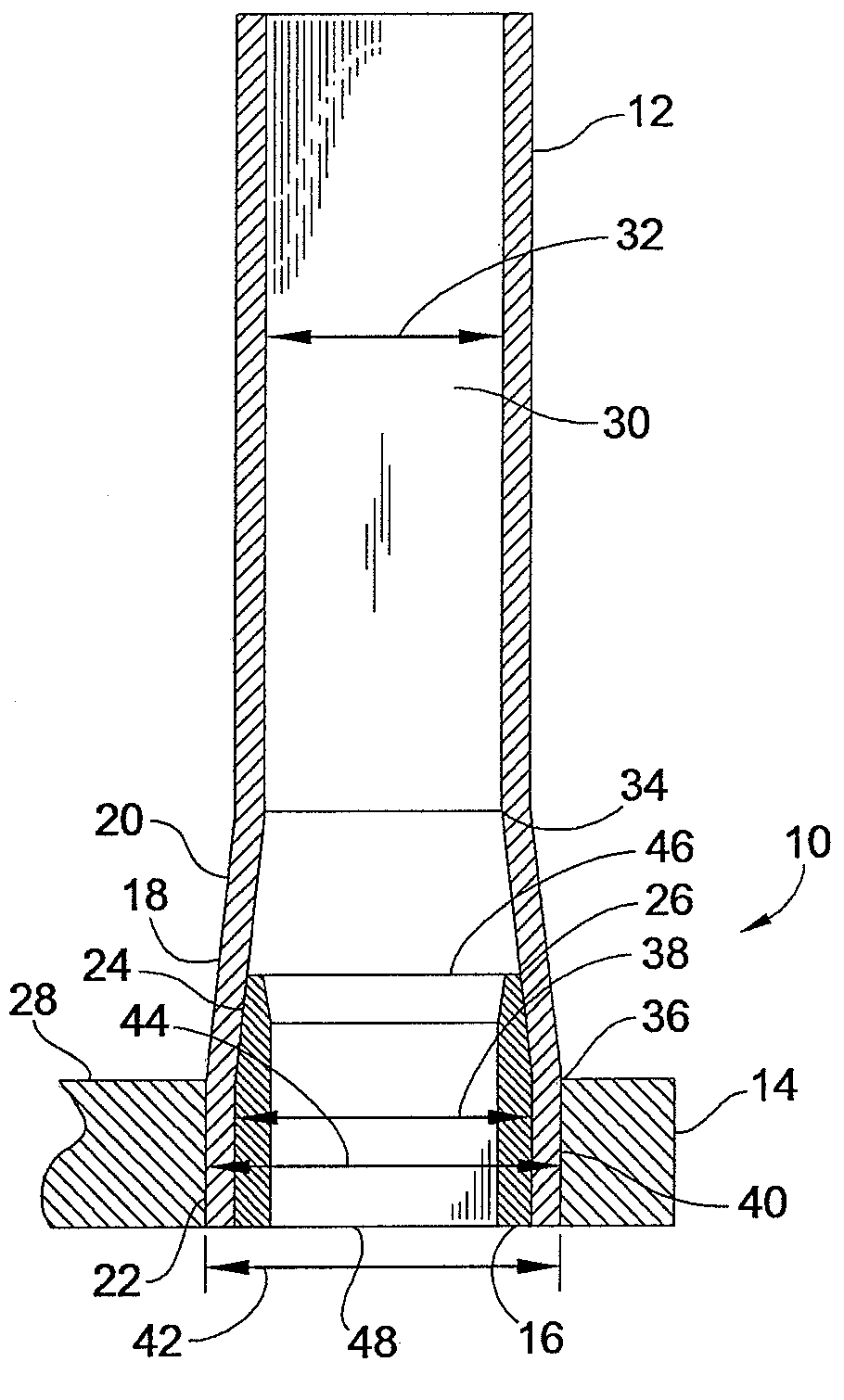 System and Method of Joining Fluid Transporting Tube and Header Using ...