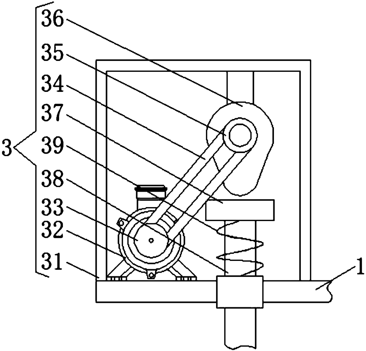 Essence processing and production raw material filtering and crushing device