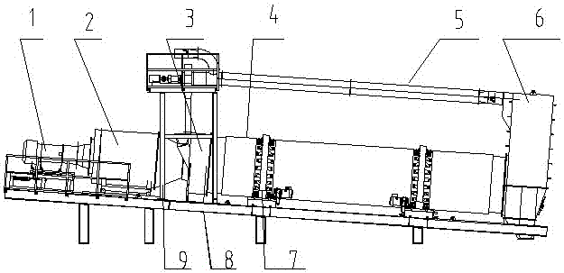 A new type of asphalt old material heating device