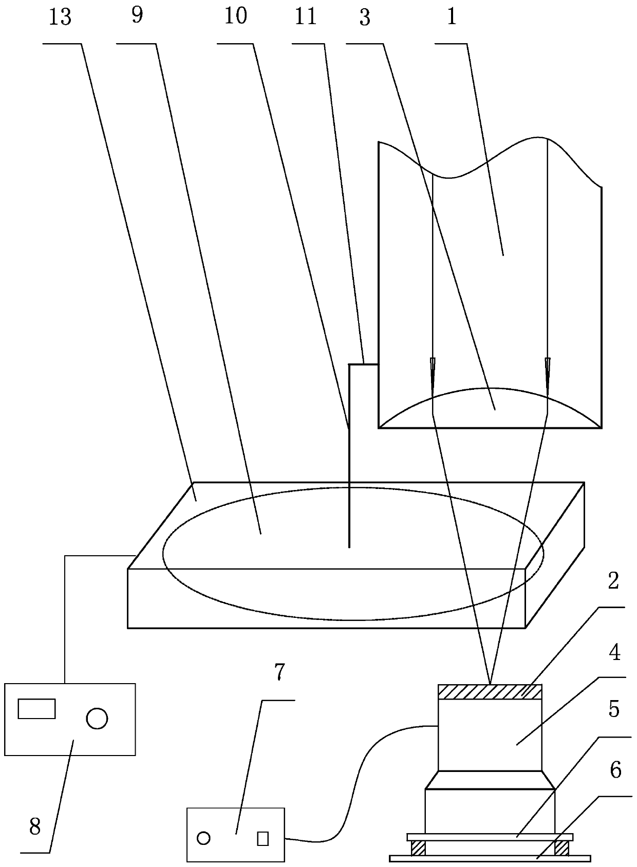 Continuous laser and ultrasonic composite surface micromachining system and method