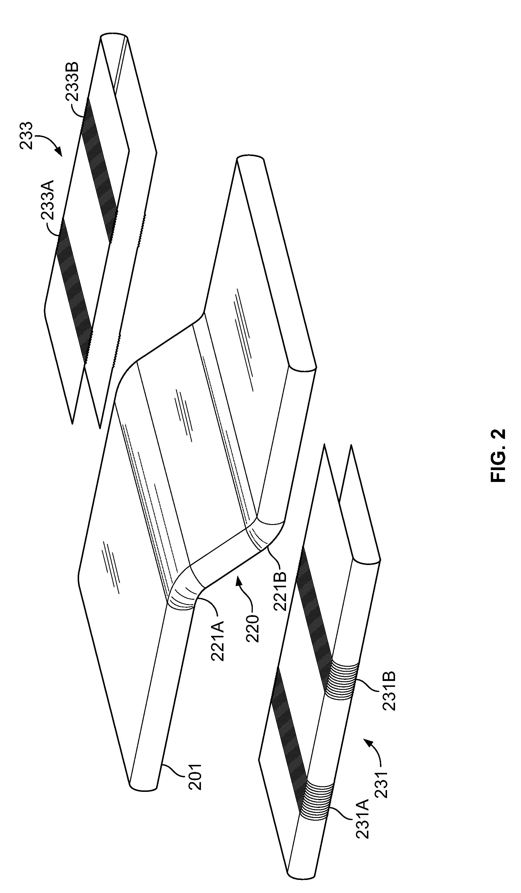 Insulation of busbars using insulating members having corrugated sections