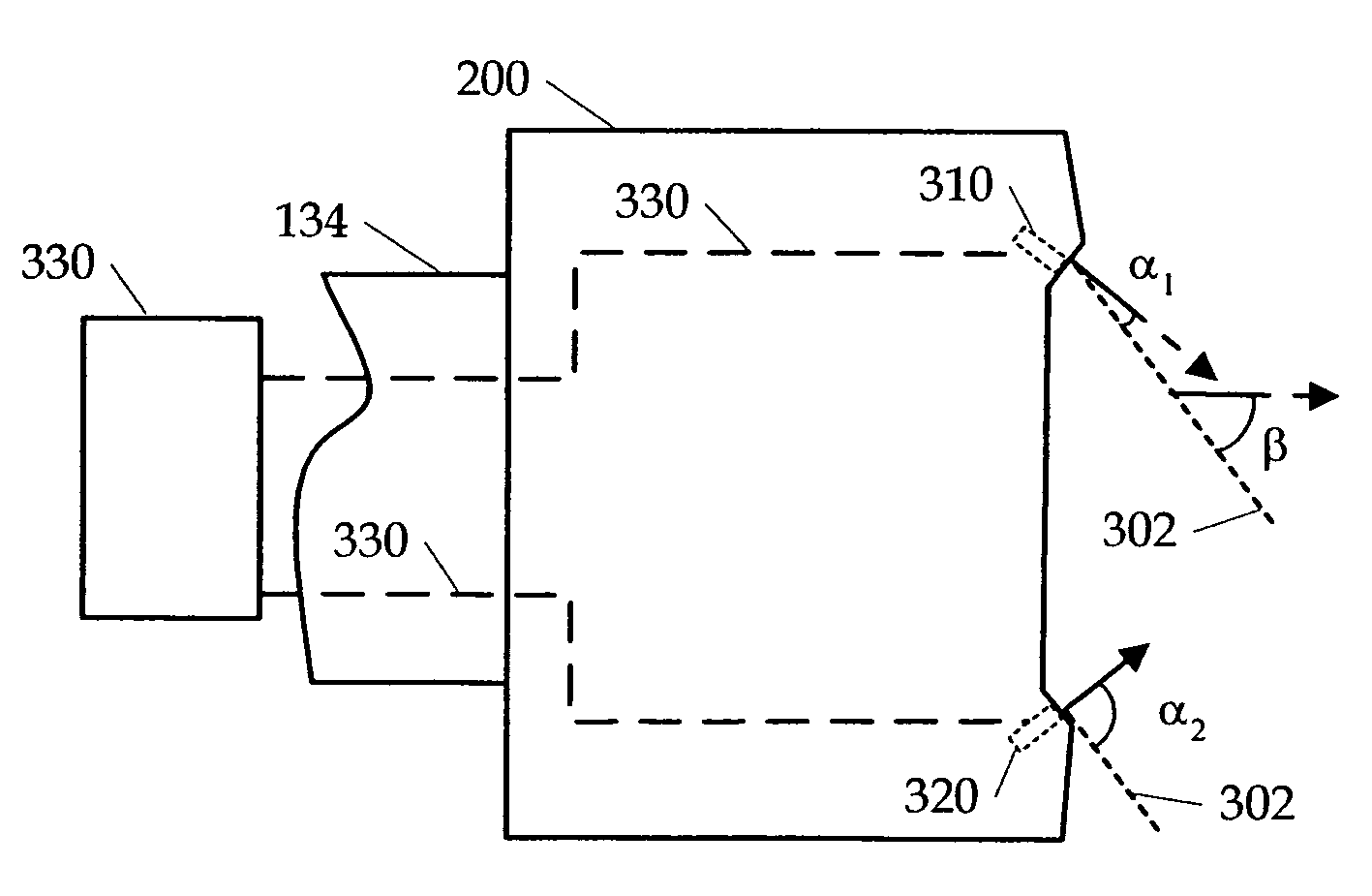 Slider having transducers orientated in different directions