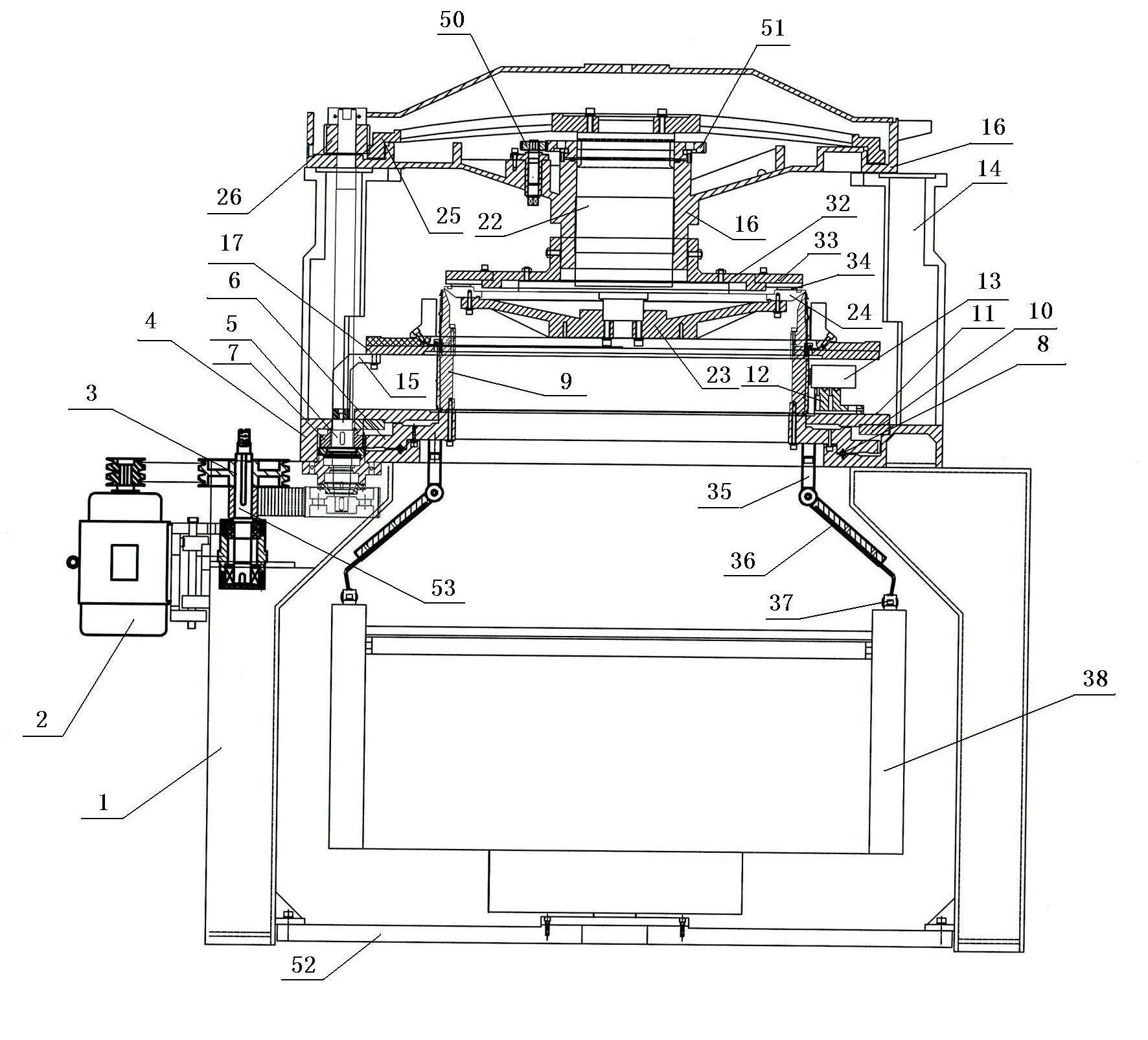 Concave-convex loop-cutting computer jacquard machine