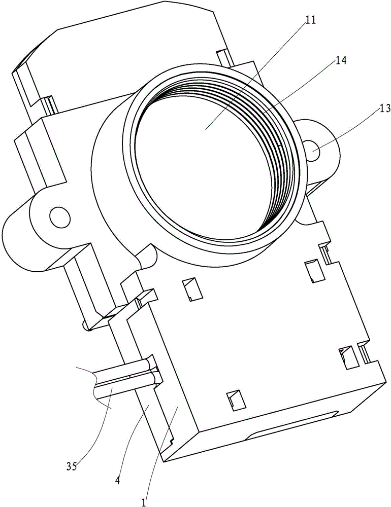 Lens filtering device