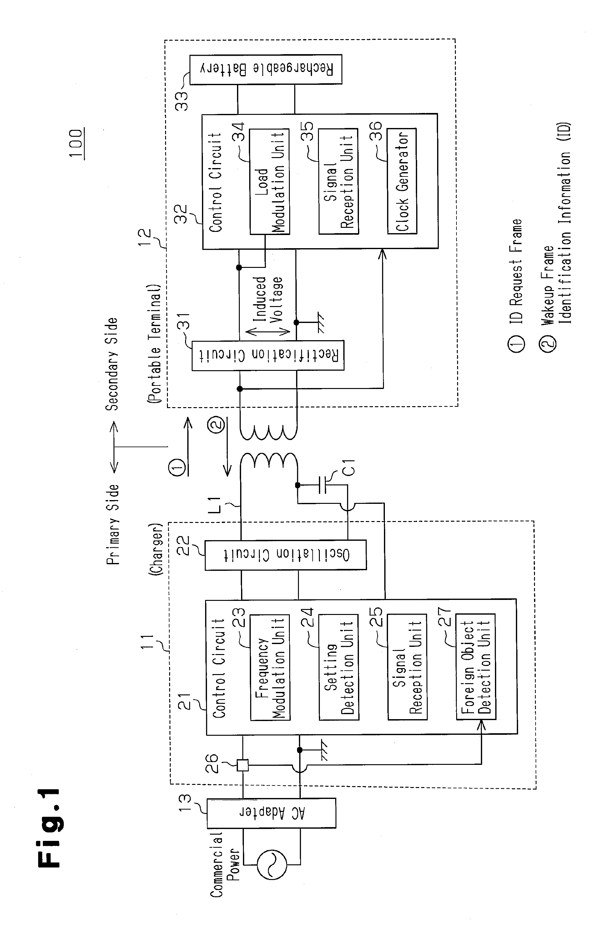 Non-contact power transmission device