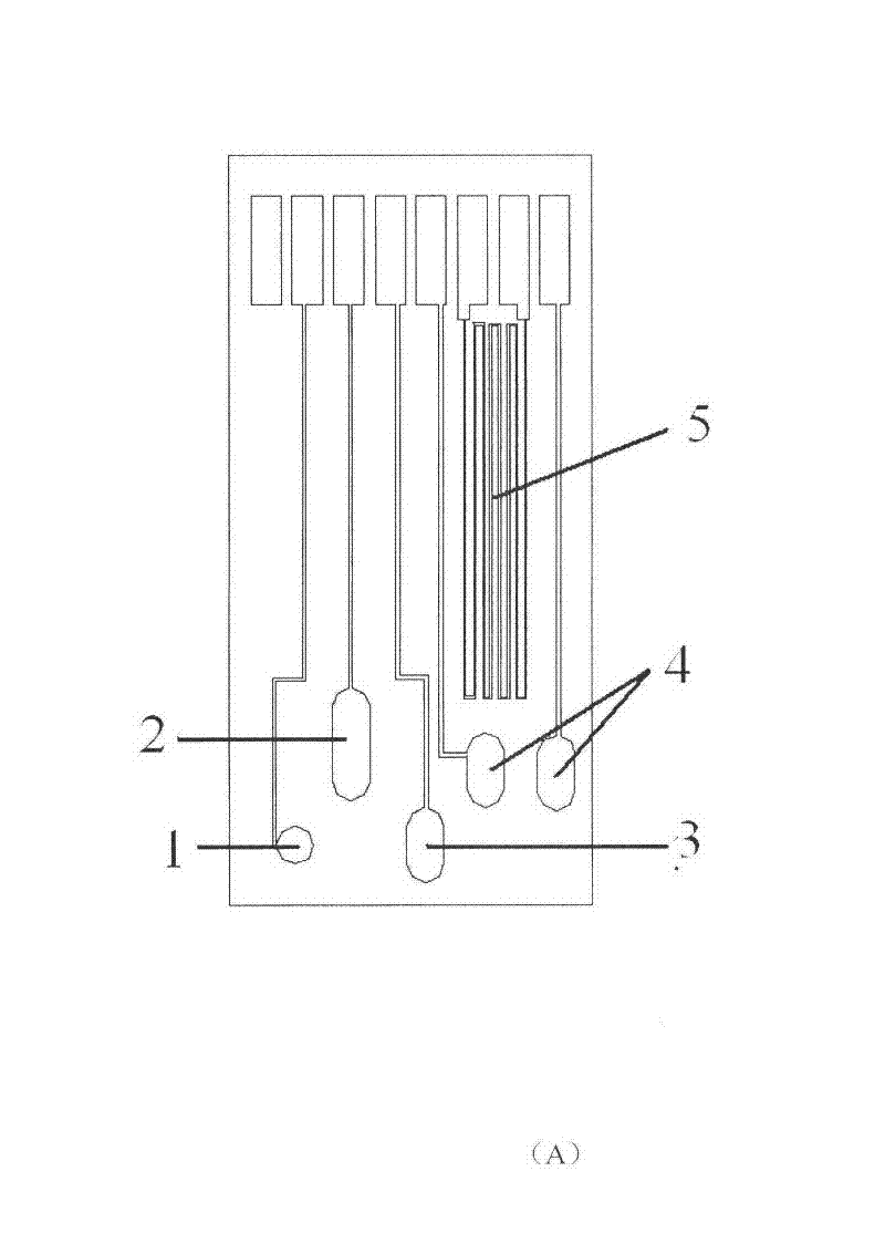 Multi-parameter water quality monitoring integrated microarray electrodes and preparation method