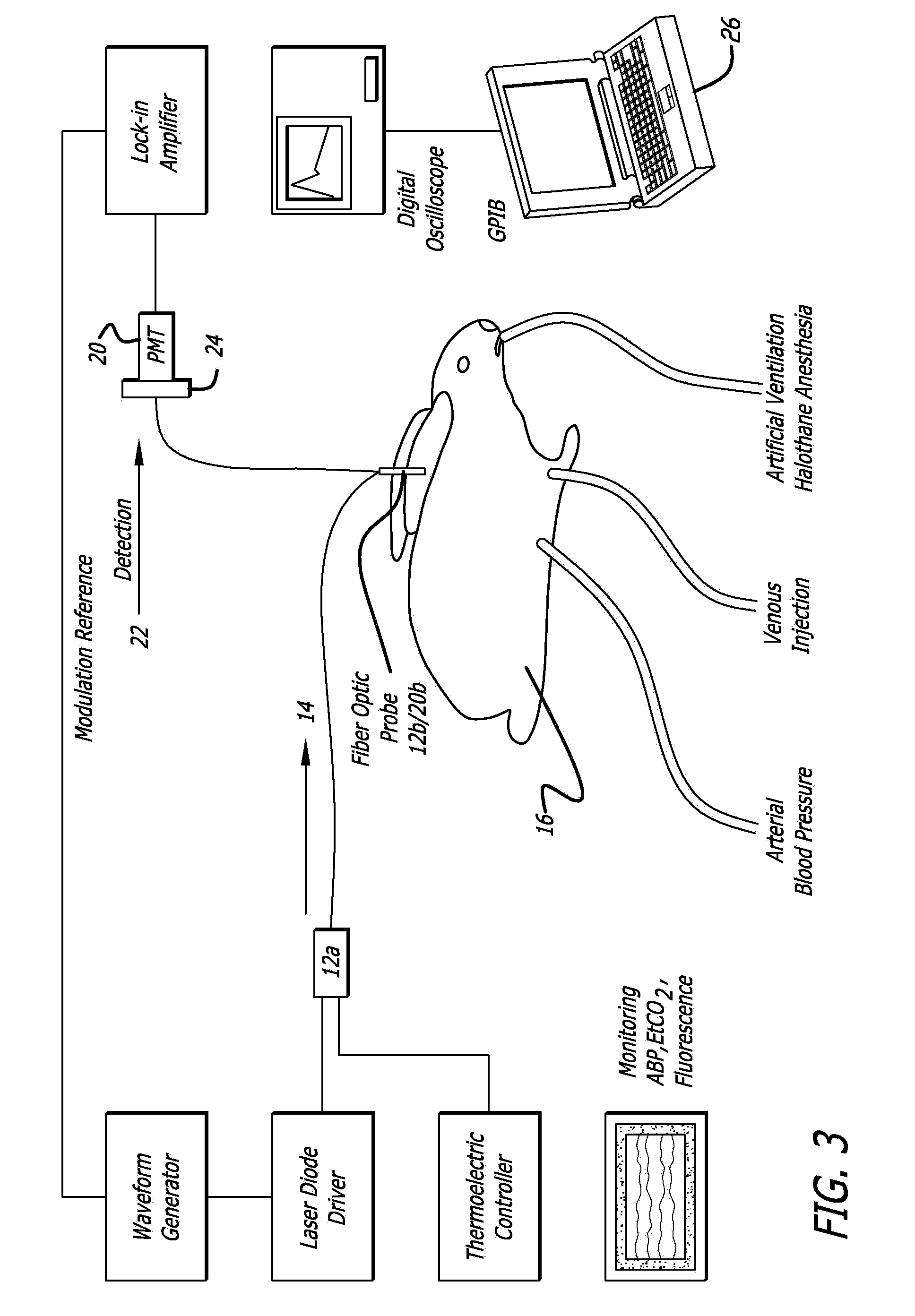 System for repetitive measurements of cardiac output in freely moving individuals