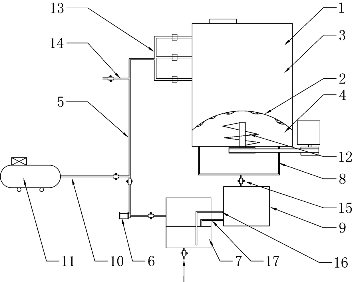 Sac dispersing device