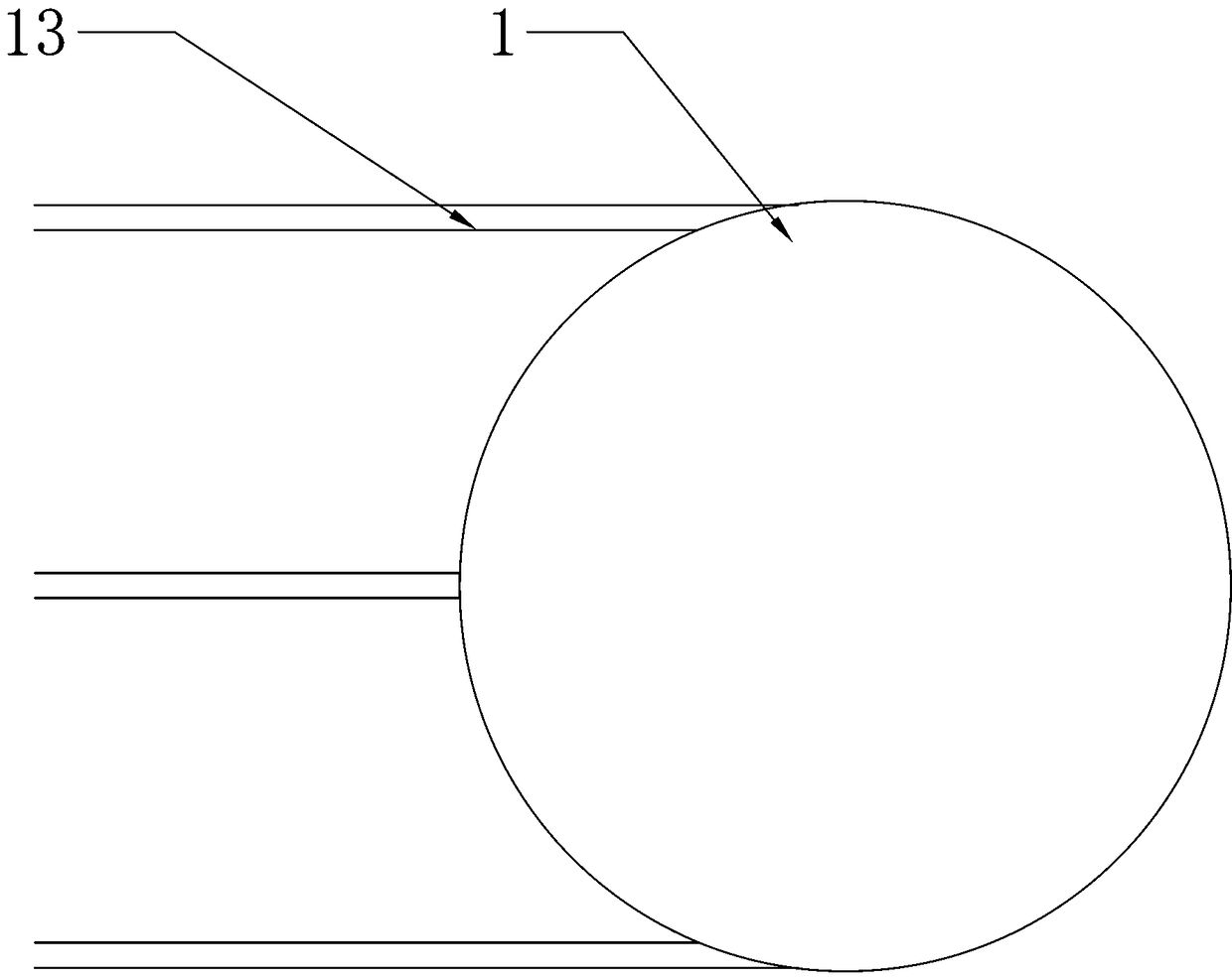 Sac dispersing device