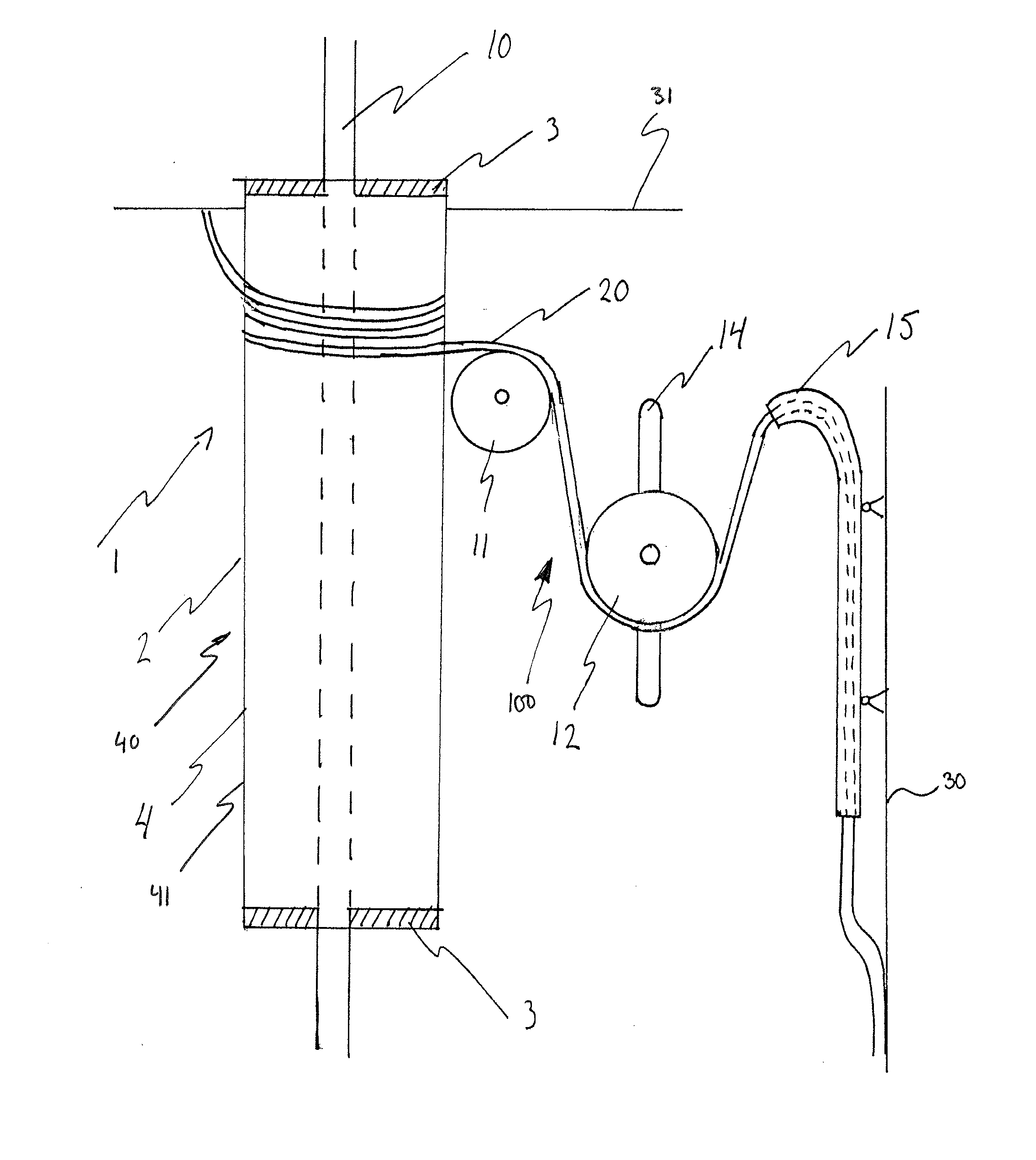 Arrangement for cable guiding and a wind turbine using such arrangement