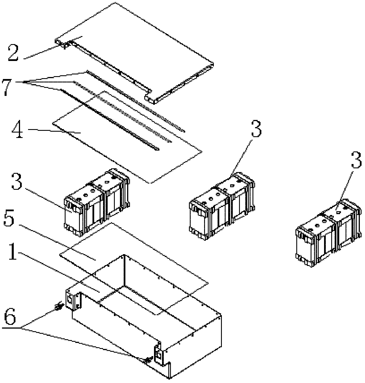 Lithium ion power battery pack for electric automobile and manufacturing method of lithium ion power battery pack