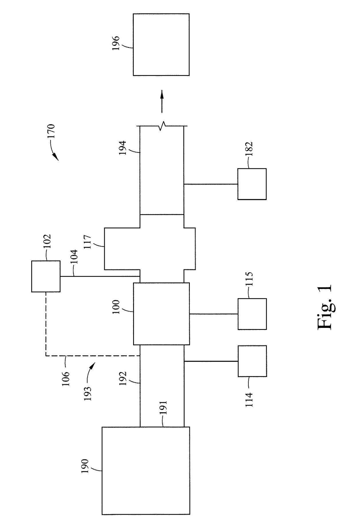 Apparatus for collection and subsequent reaction of liquid and solid effluent into gaseous effluent