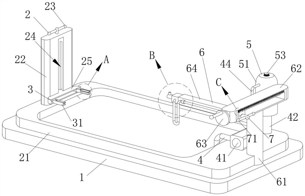 Etching device of printed circuit board for new energy automobile