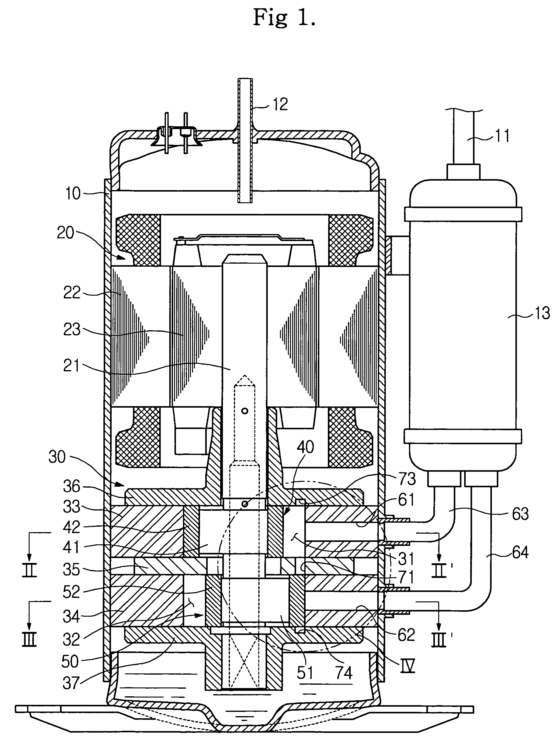 Multi-cylinder rotary type compressor