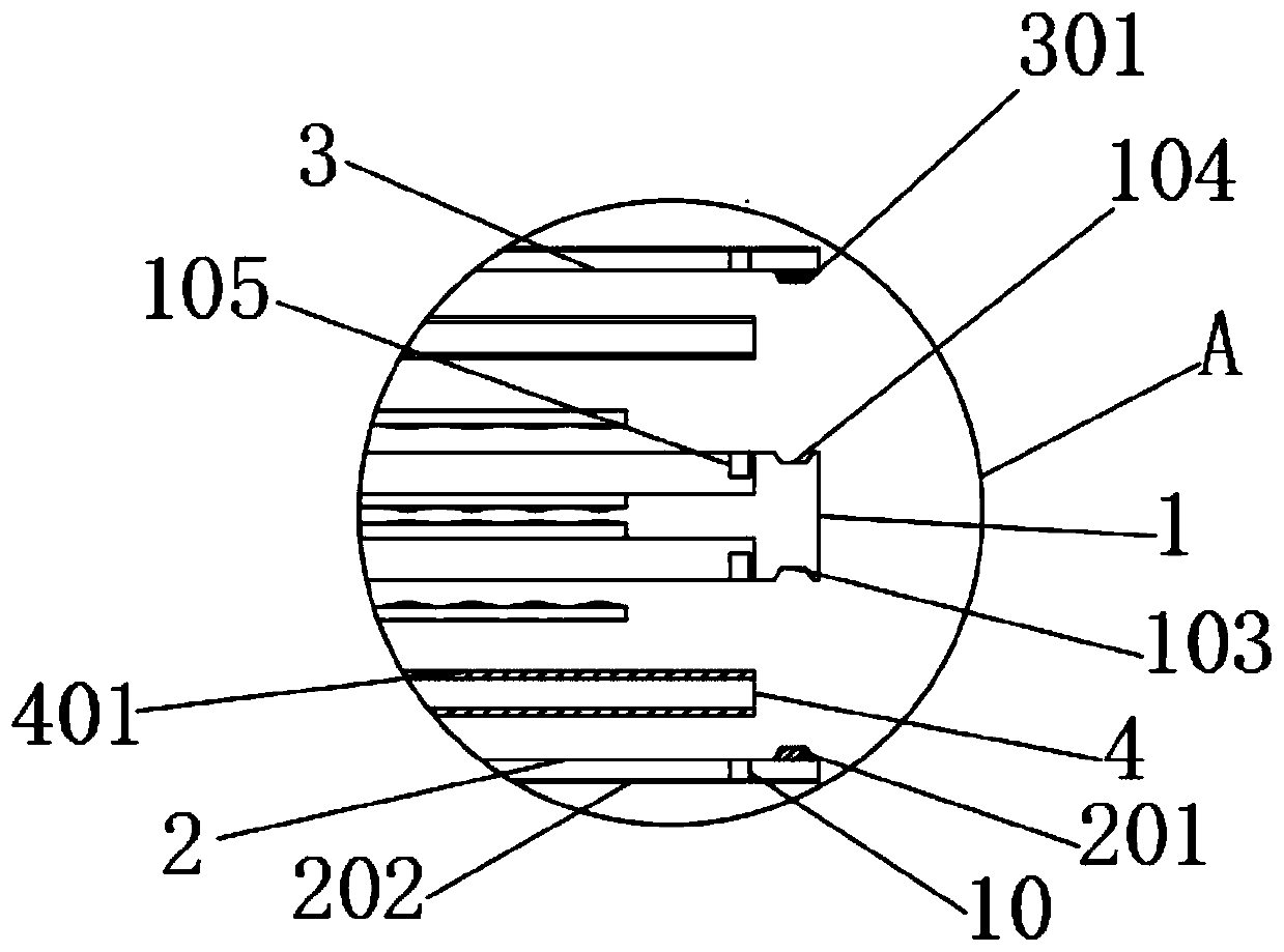 Damp-proof anti-cracking composite wooden door and preparation method thereof