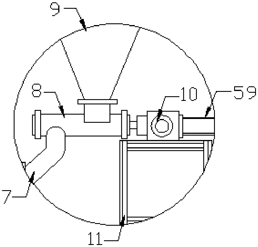 High-temperature flue gas purification treatment device for biomass boiler