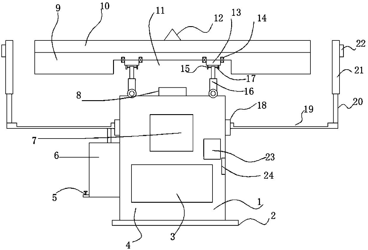 Electric-powered car charging pile for solar power generating device