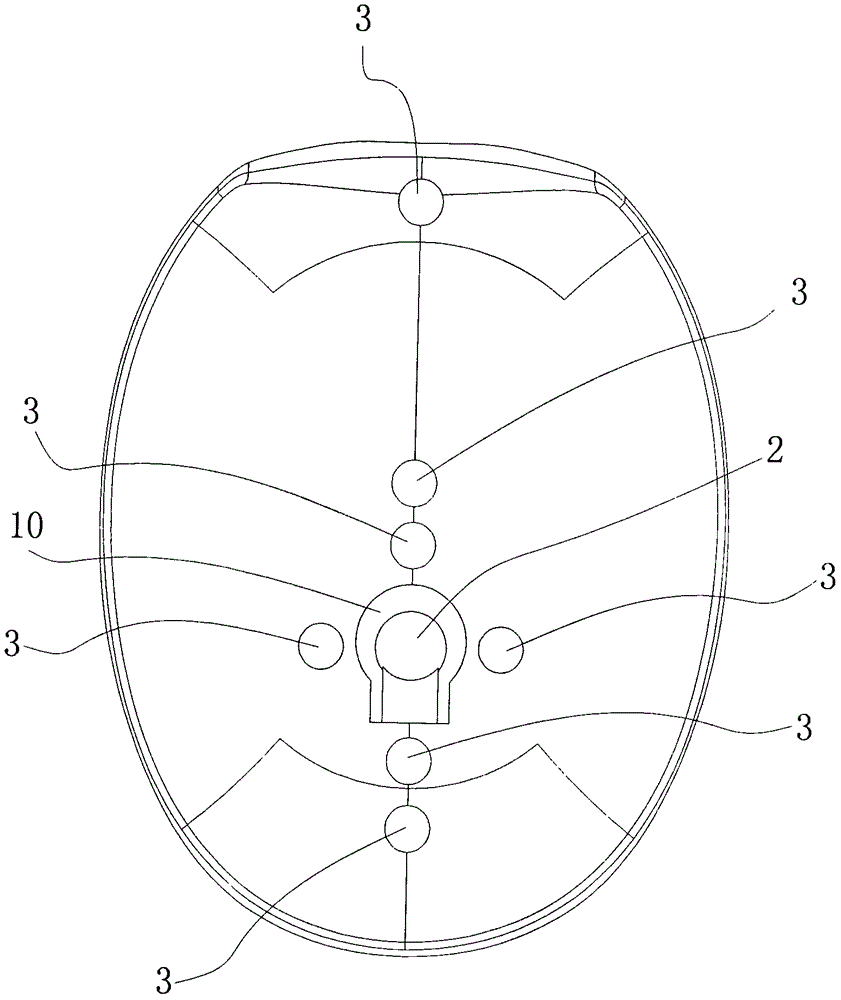 Health-protection cap with functions of magnet therapy and knocking massage