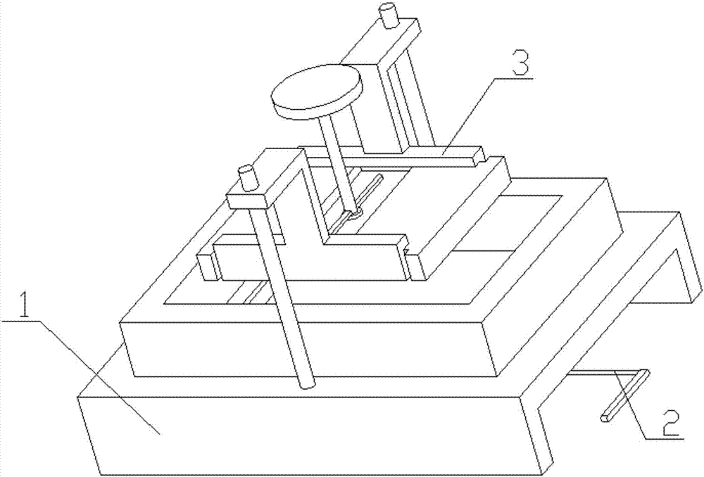 Automobile oil tank forming mold