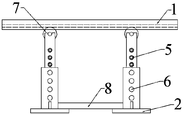 Lifting transmission rail