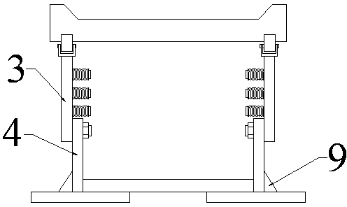 Lifting transmission rail