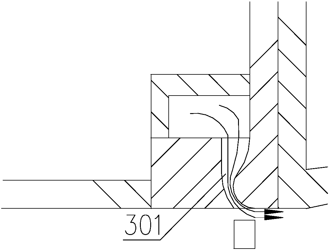 A stabilizing device for a centrifugal compressor